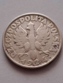 2 zł Żniwiarka 1924 r Litera H rzadka