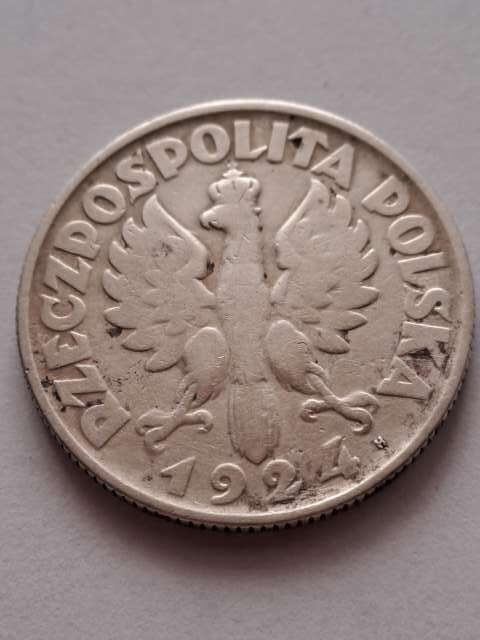 2 zł Żniwiarka 1924 r Litera H rzadka