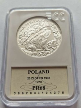 20 zł Ropucha Paskówka 1998 rok