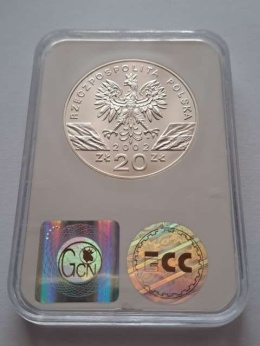 20 zł Żółw Błotny 2002 r