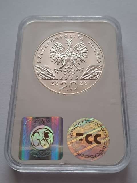 20 zł Żółw Błotny 2002 r
