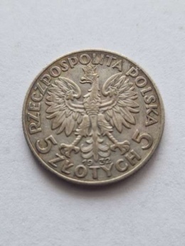 5 zł Głowa Kobiety 1932 r