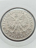5 zł Głowa Kobiety 1933 r