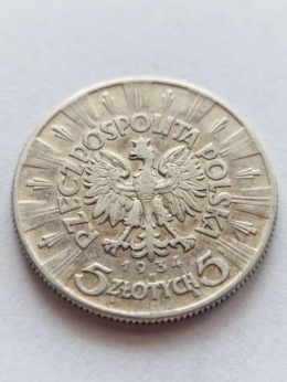 5 zł Józef Piłsudski 1934 r