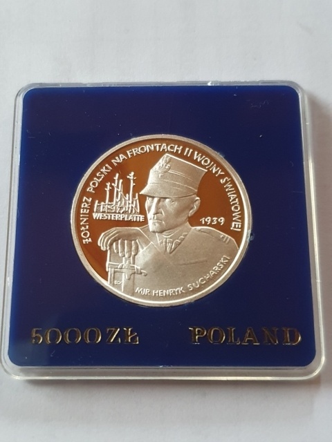 5000 zł Henryk Sucharski 1989 r