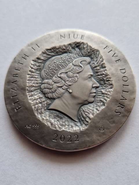 Niue 5 dolarów David 2022 r