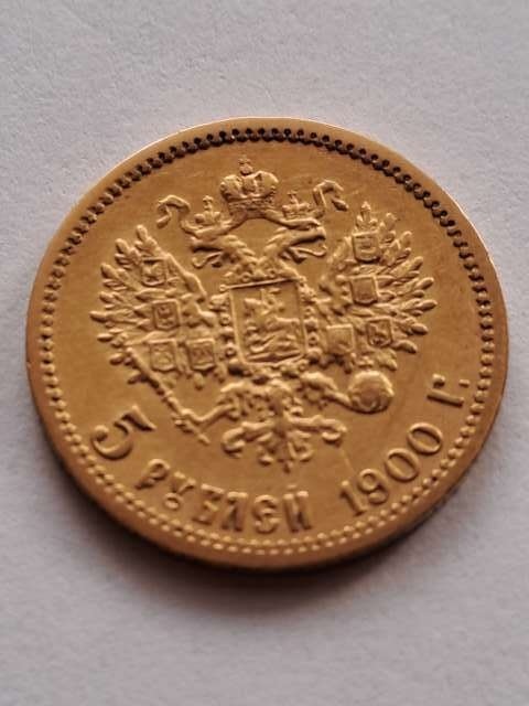 Rosja 5 Rubli Mikołaj II 1900 r