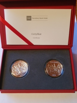 10 zł Hołd Pruski zestaw 2 szt 2019 r
