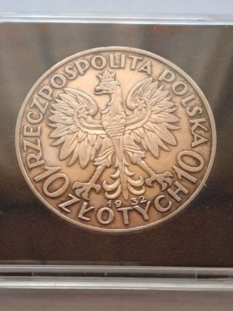 10 zł Głowa Kobiety 1932 r bez znaku