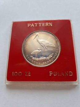 100 zł Ochrona Środowiska Bociany 1982 r próba