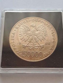 50 tys Józef Piłsudski 1988 r