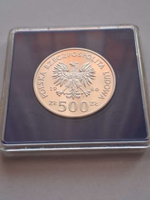 500 zł Władysław I Łokietek 1986 r
