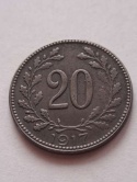 Austria 20 haler Franciszek Józef 1917 r