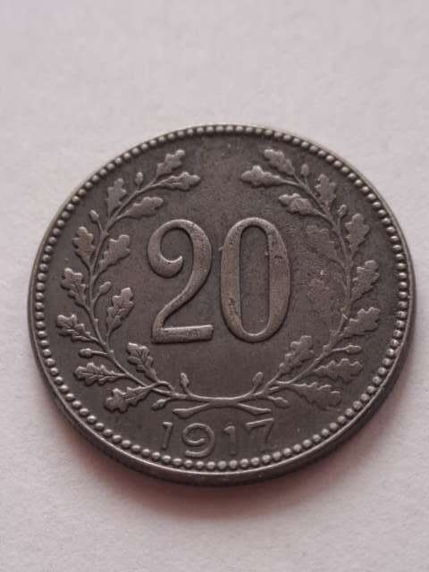 Austria 20 haler Franciszek Józef 1917 r