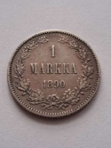 Finlandia 1 Markka Aleksander II 1890 r