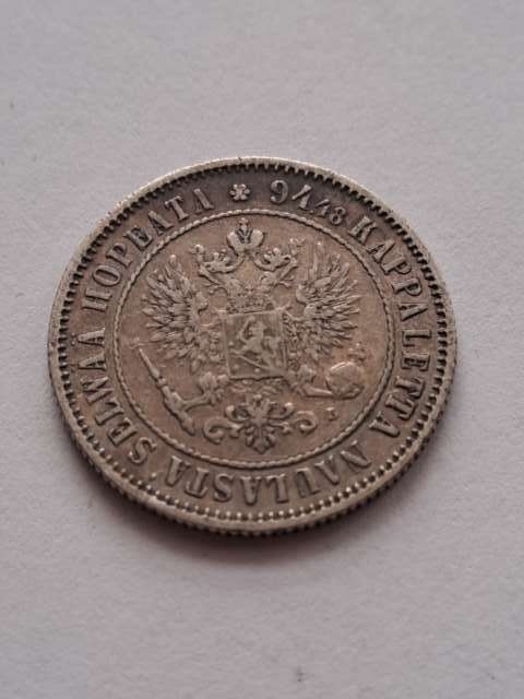 Finlandia 1 Markka Aleksander II 1890 r