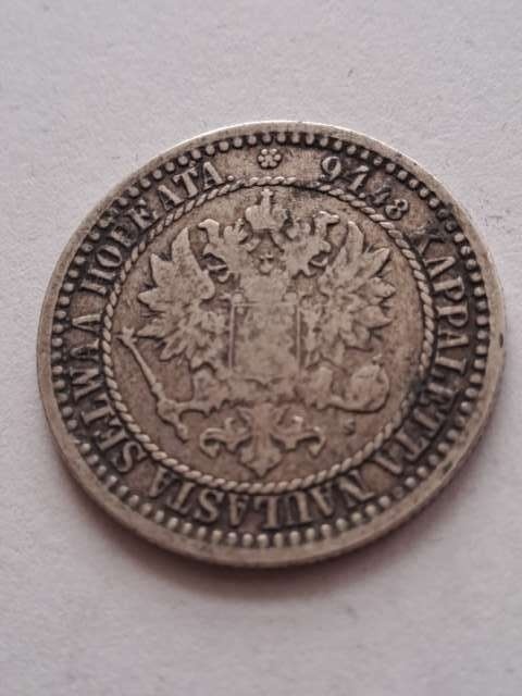 Finlandia 1 Markka Aleksander II 1866 r