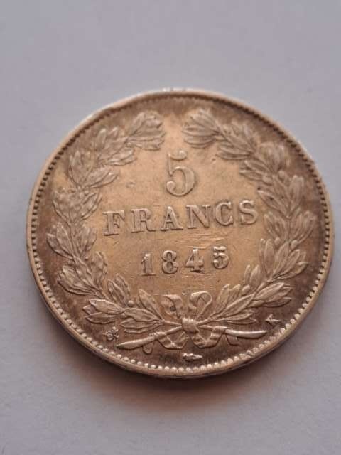 Francja 5 Franków Louis Philippe I 1845 r