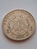 Francja 5 Franków Napoleon III 1868 r