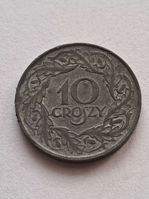 Generalna Gubernia 10 Groszy 1923 r