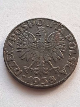 Generalna Gubernia 50 Groszy 1938 r bez znaku