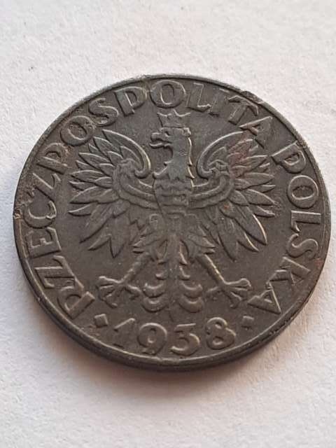 Generalna Gubernia 50 Groszy 1938 r bez znaku
