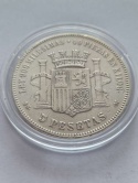 Hiszpania 5 Pesetas 1870 r