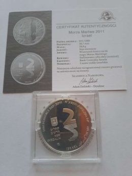 Izrael 2 nowe szekle 2011 r Morze Martwe
