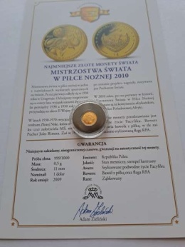 Palau 1 dolar MŚ w piłce nożnej 2009 r