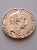 Niemcy 3 Marki Wilhelm II Prusy 1910 r