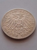 Niemcy 5 Marek Prusy 1907 r