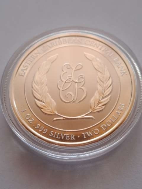 St. Lucia Flamingi 2 dolary 2024 r