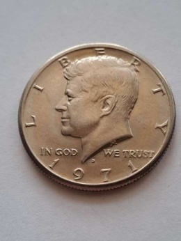 USA 1/2 Dollara Kennedy 1971 r D