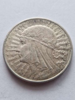 10 zł Głowa Kobiety 1932 r bez znaku