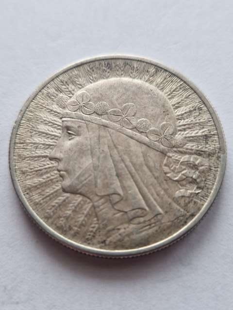 10 zł Głowa Kobiety 1932 r bez znaku