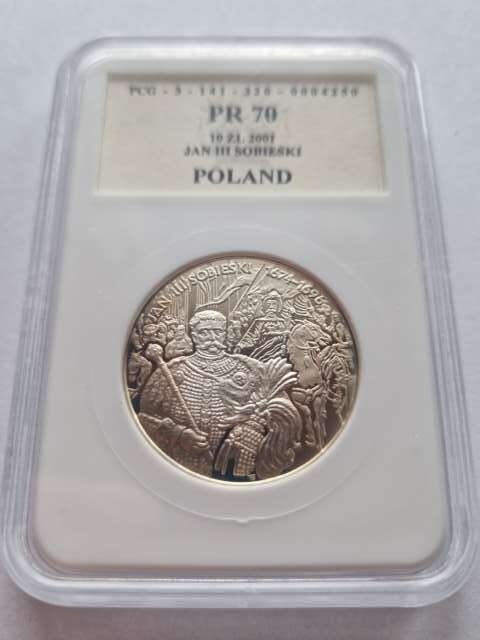 10 zł Jan III Sobieski 2001 r popiersie