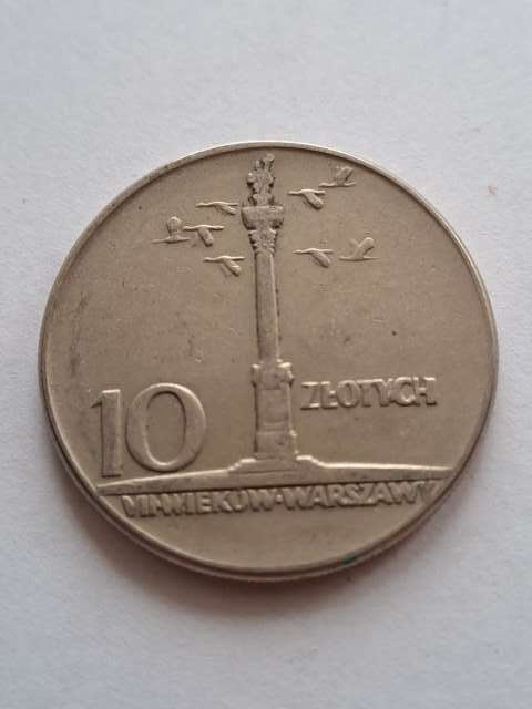 10 zł Kolumna Zygmunta Duża 1965 r