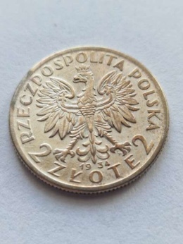 2 zł Głowa Kobiety 1934 r