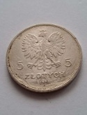 5 zł Nike 1928 r znak