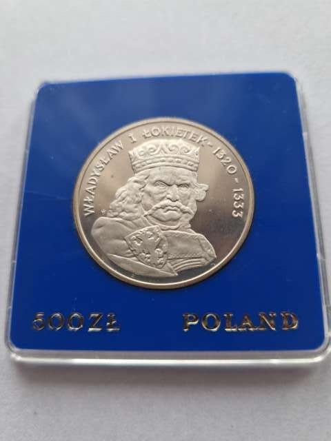 500 zł Władysław I Łokietek 1986 r