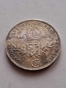 Austria 1 Korona Franciszek Józef I 1848-1908 r