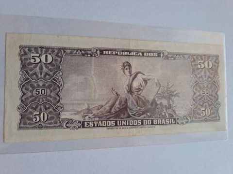 Brazylia 50 Cruzeiros 1961 r Izabela