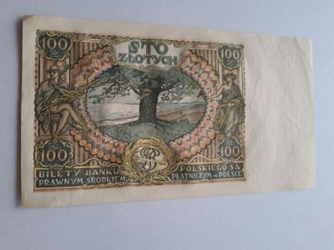 Banknot 100 złotych 1934 r seria CO