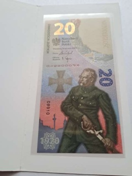 Banknot 20 zł Bitwa Warszawska 2020 r