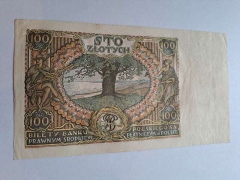 Banknot 100 złotych 1932 r seria AR