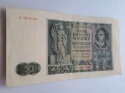 Banknot 50 złotych 1941 r seria A