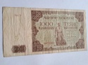 Banknot 1000 zł 1947 r seria D