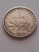 Francja 1 Frank Trzecia Republika 1917 r