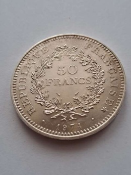 Francja 50 Franków Herkules 1974 r