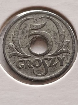Generalna Gubernia 5 Groszy 1939 r